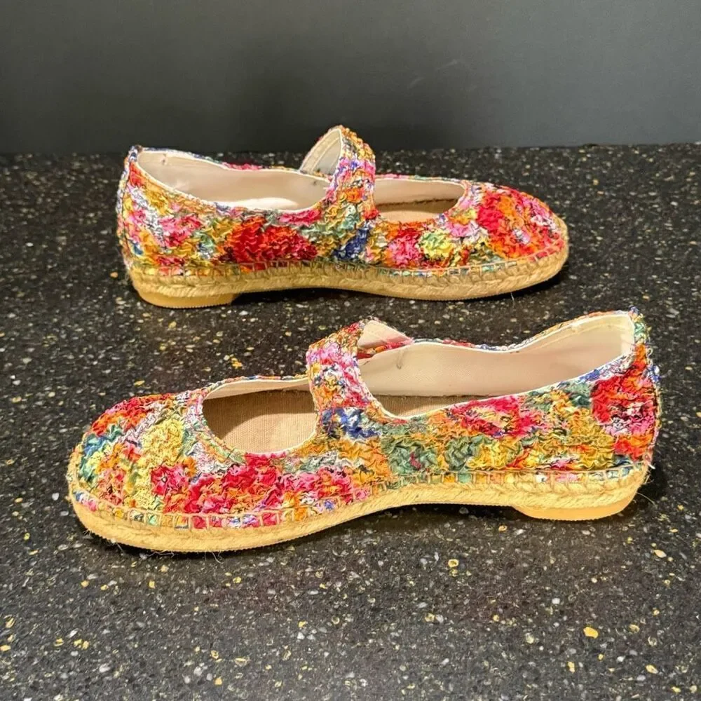 Montane 1902 Espadrilles. Multicolor textured. Size 41/US 11